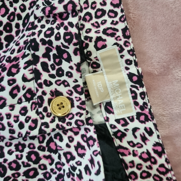 Michael Kors Pants - Micheal Kors Pink Black and White Pants 10P
